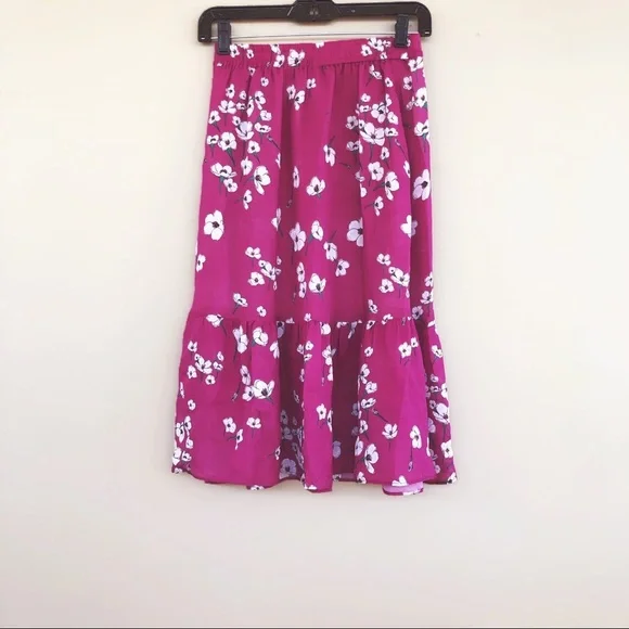 NEW • Tucker • Tiered Knee Length Skirt Tahitian